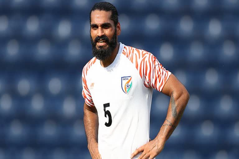 sexist comment  Sandesh Jhingan sexist comment  Indian football federation warns Sandesh Jhingan  Sandesh Jhingan  ISL  സെക്‌സിസ്റ്റ് പരാമര്‍ശം  സന്ദേശ് ജിങ്കന്‍ സെക്‌സിസ്റ്റ് പരാമര്‍ശം  സന്ദേശ് ജിങ്കന്‍  ഐഎസ്‌എല്‍  എടികെ മോഹന്‍ ബഗാന്‍  സന്ദേശ് ജിങ്കന് താക്കീത്