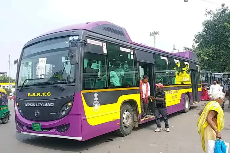 पटना में इलेक्ट्रिक बसों का परिचालन