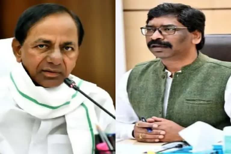 Telangana CM KCR visit to Jharkhand will meet CM Hemant Soren