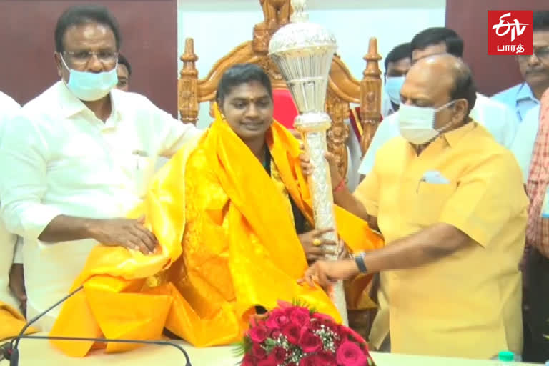 தாம்பரம் மாநகராட்சியின் முதல் மேயரான பட்டியலின பெண்!!!