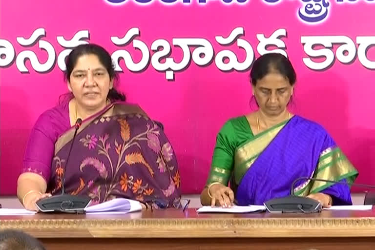 Satyavathi Rathod about Welfare schemes , trs ministers