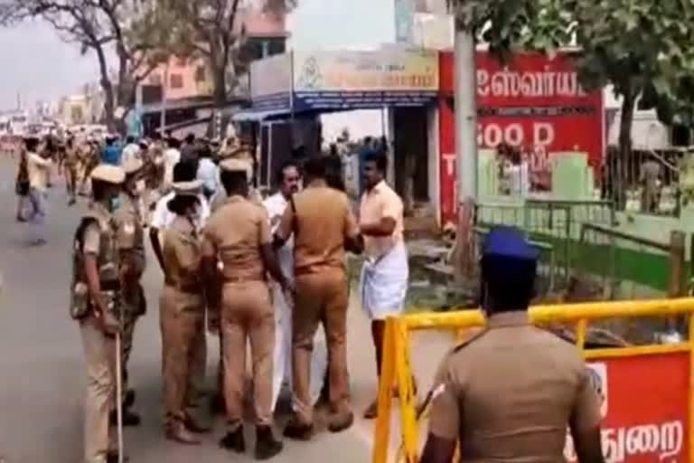 அன்னவாசல் பேரூராட்சி தலைவர் தேர்ந்தெடுப்புக்கு எதிர்ப்பு; திமுகவினர் போராட்டம்!