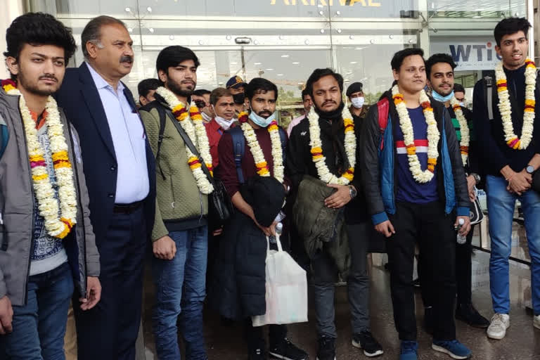 8 Rajasthani Students reaches India