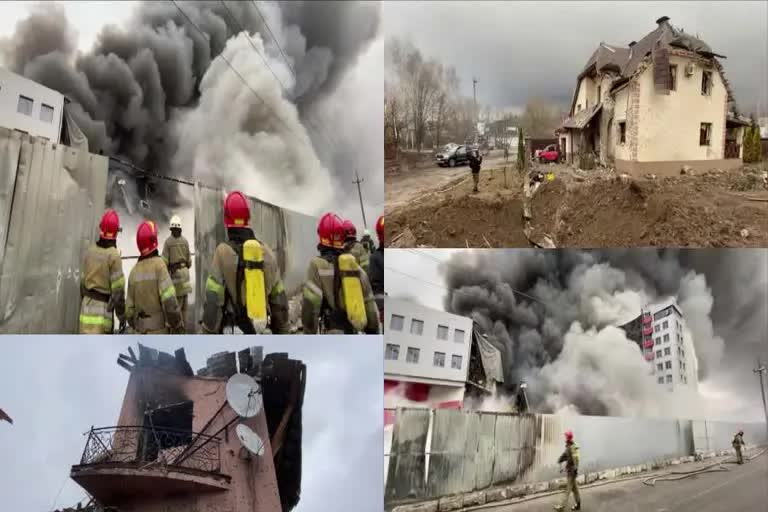 Ukraine Russia invasion : કિવના શહેરી વિસ્તારોમાં રશિયન સેનાએ મચાવી તબાહી, ઘણા પરિવારો પામ્યા નાશ
