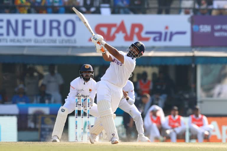 1st Test: Pant's rollicking 96 powers India to 357/6 against Sri Lanka