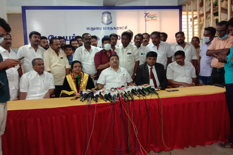 minister ptr palanivel thiyagarajan press meet at madurai