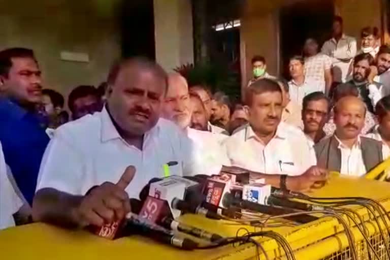 HD Kumaraswamy reaction on State Budget 2022