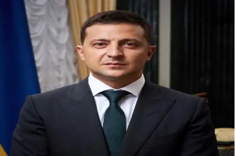 Zelensky speaks after fire breaks out at Zaporizhzhia nuclear plant  Volodymyr Zelensky  Volodymyr Zelensky against nato  Russia-Ukraine war  റഷ്യ-യുക്രൈന്‍ യുദ്ധം  വോളോഡിമർ സെലെൻസ്‌കി  നാറ്റോയ്‌ക്കതെരി വോളോഡിമർ സെലെൻസ്‌കി  Zaporizhzhia nuclear plant  സപോര്‍ഷിയ ആണവ നിലയം