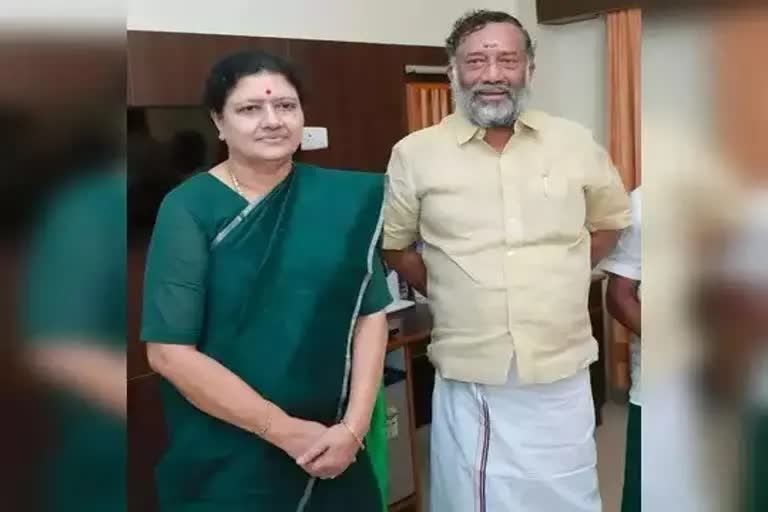 OPS's brother expelled from AIADMK  O Raja expelled from AIADMK  O Raja meet Sasikala  AIADMK  ഒ രാജയെ പുറത്താക്കി എഐഎഡിഎംകെ  ശശികലയുമായി കൂടിക്കാഴ്‌ച നടത്തി ഒ രാജ  പനീർശെൽവത്തിന്‍റെ സഹോദരനെ പാർട്ടിയിൽ നിന്ന് പുറത്താക്കി