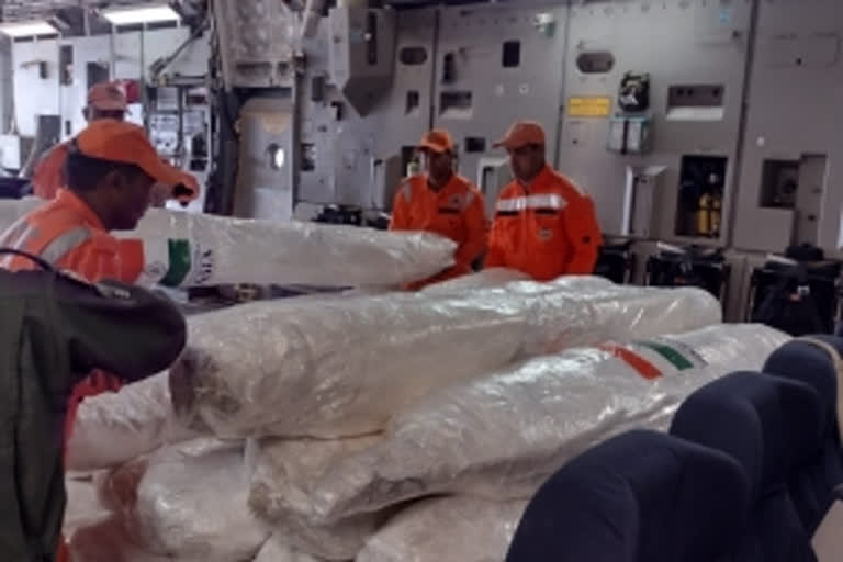 On Sunday, the Ministry of Information and Broadcasting shared a video of the relief materials being loaded in IAF's aircraft by the NDRF personnel and these supplies are being sent to Poland from where it would be sent to Ukraine.