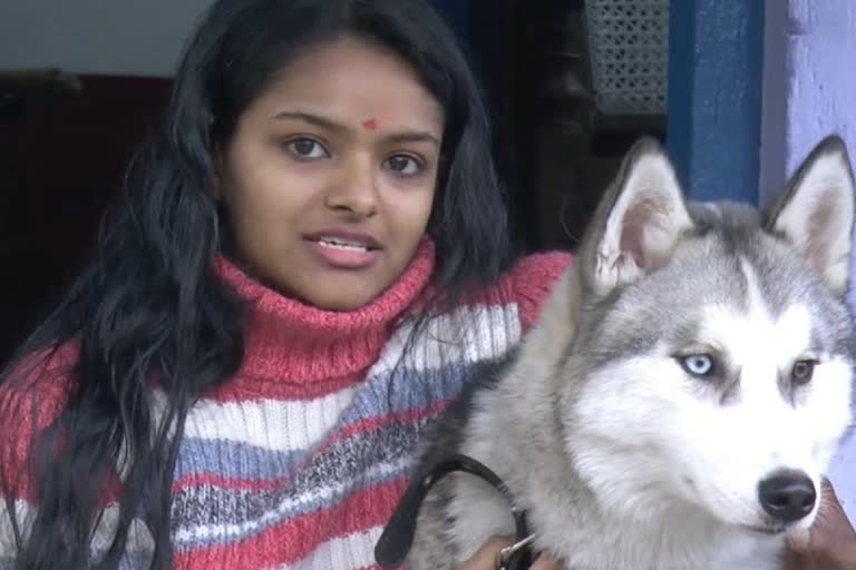 Arya and her pet dog Cyra came to Devikulam from Ukraine