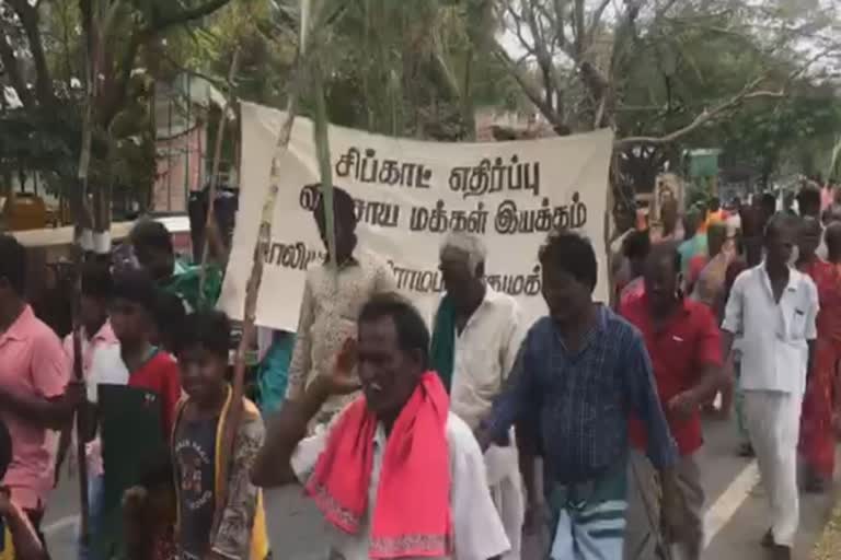 அரசின் சிப்காட்டுக்கு எதிராக 75 நாளாக போராடும் பாலியப்பட்டு மக்கள்