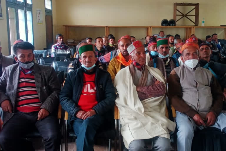 Meeting in Nahan on land rights