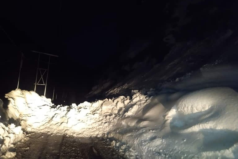 Avalanche in lahaul spiti