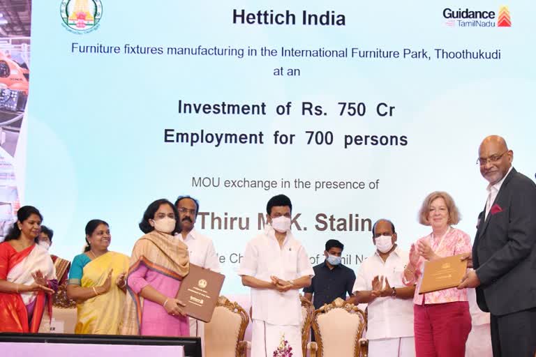 MOU 33 companies and Investment of Rs 4755 crore, employment for 17,476 persons for southern tamil nadu development, 33 நிறுவனங்களுடன் புரிந்துணர்வு, ரூ.4755 கோடி முதலீடு, 17,476 நபர்களுக்கு வேலைவாய்ப்பு