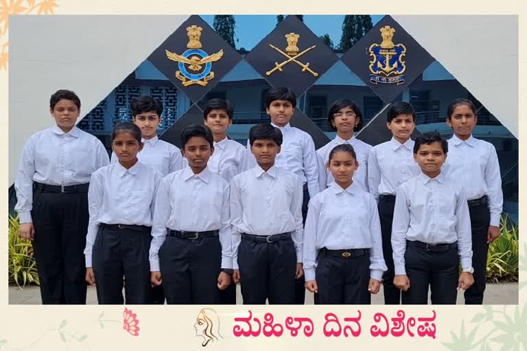 first time girls admission to sainik school satara district maharashtra