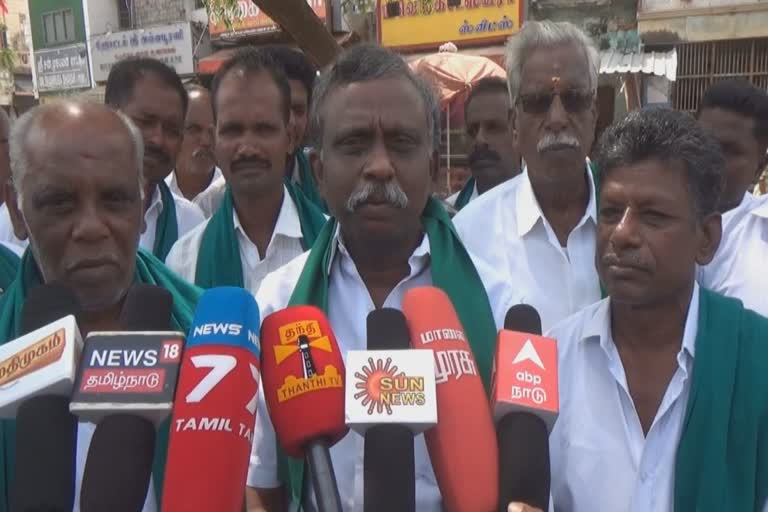 தமிழ்நாடு அரசு விவசாயிகளை வஞ்சிக்கிறது - பி.ஆர். பாண்டியன் குற்றச்சாட்டு, PR pandiyan SAYS Tamil Nadu government is cheating farmers