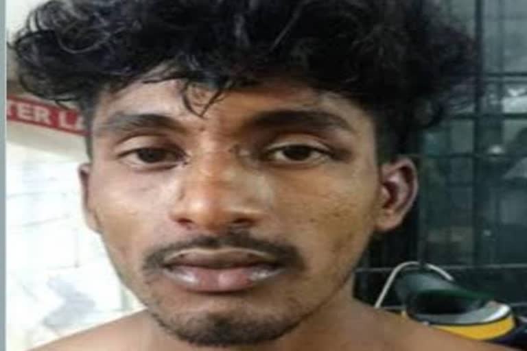 Thiruvananthapuram Accused arrested who trying to attack police  പൊലീസുകാരെ കുത്തി കടന്നുകളയാൻ ശ്രമിച്ച പ്രതി പിടിയിൽ  അനസ് ജാൻ പിടികിട്ടാപ്പുള്ളി  പൊലീസുകാരെ ആക്രമിച്ച പ്രതി അറസ്റ്റിൽ  Anas Jan