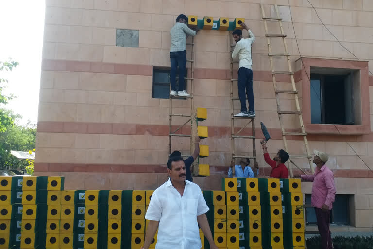 108 Birdhouses set up in ACB Jaipur office