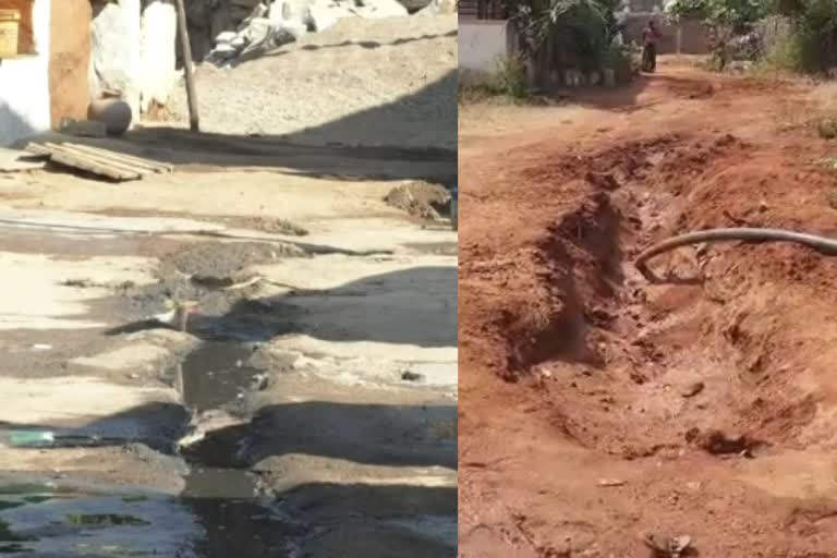 road potholes problem in koppala