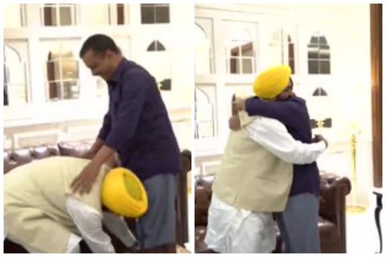 Punjab Bhagwant Mann meets Kejriwal