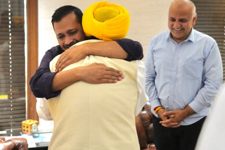 kejriwal meeting with bhagwant mann