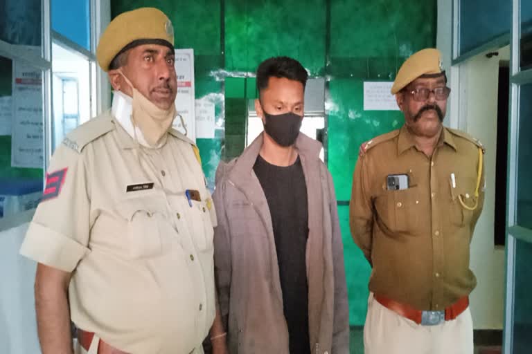 a culprit of churu gangrape case arrested