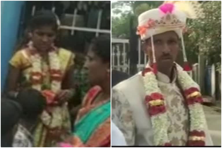 Groom reject the bride for eating in the left hand