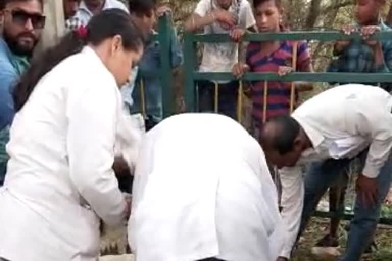 Agitating farmer got heart attack