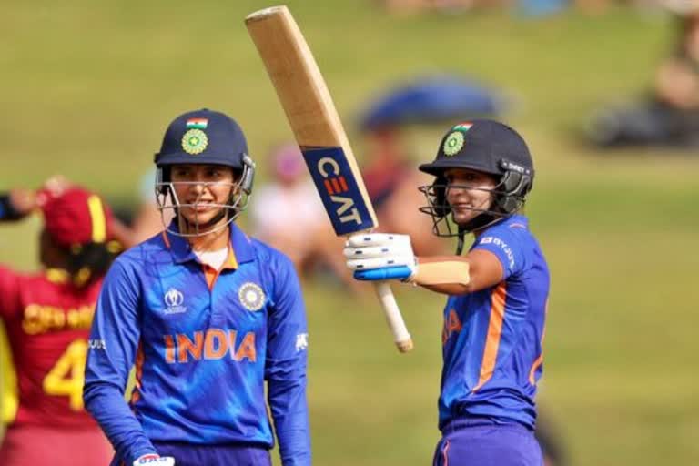 ICC Womens World Cup 2022, ICC Womens World Cup 2022 in New Zealand, West Indies Women vs India Women, Harmanpreet Kaur Century in World cup, ಐಸಿಸಿ ಮಹಿಳಾ ವಿಶ್ವಕಪ್ 2022, ಐಸಿಸಿ ಮಹಿಳಾ ವಿಶ್ವಕಪ್ 2022 ನ್ಯೂಜಿಲೆಂಡ್, ವೆಸ್ಟ್ ಇಂಡೀಸ್ ಮಹಿಳೆಯರ ವಿರುದ್ಧ ಭಾರತ ಮಹಿಳೆಯರು, ವಿಶ್ವಕಪ್‌ನಲ್ಲಿ  ಹರ್ಮನ್​ ಪ್ರೀತ್​ ಕೌರ್​ ಶತಕ,