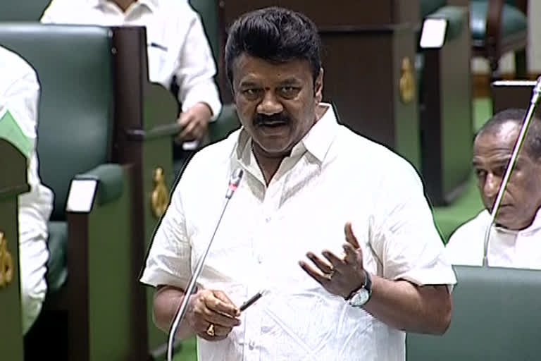 minister talasani talk about Fisheries in assembly sessions 2022
