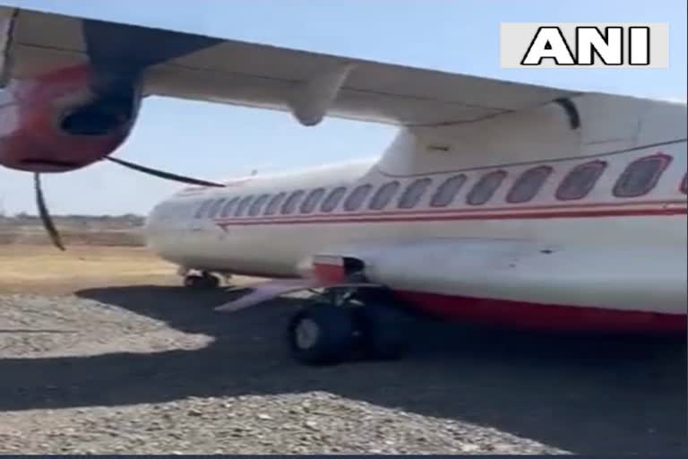 major accident averted in jabalpur dumna airport