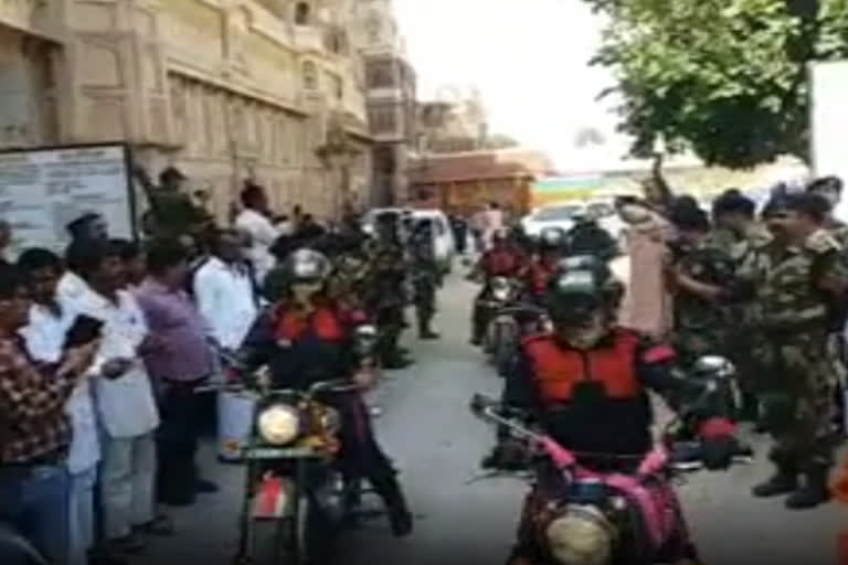 Women Bike rally in Bikaner