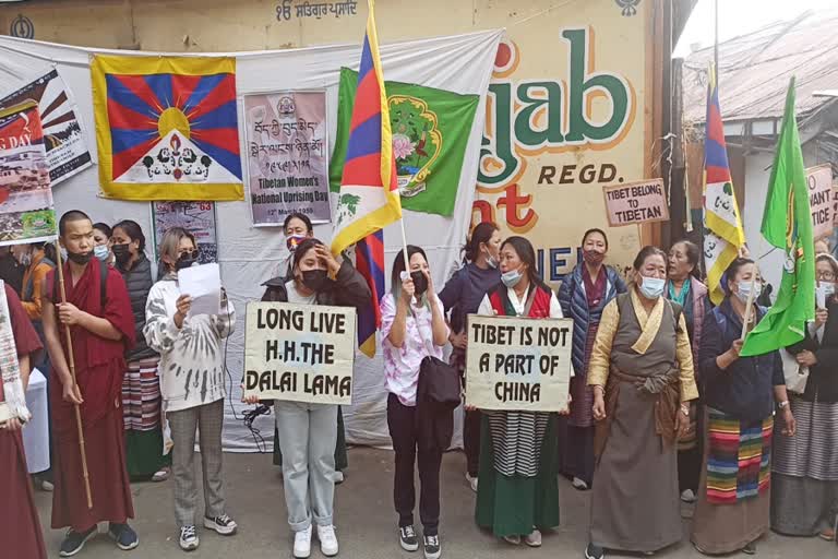 Rally against China in shimla