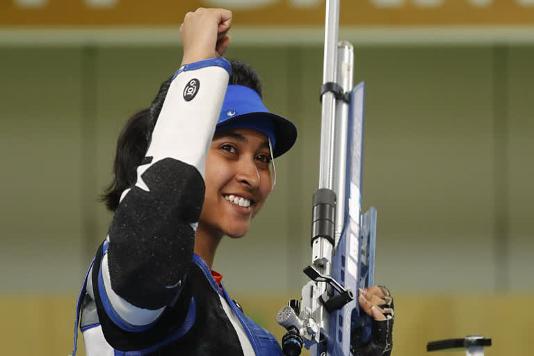 mehuli ghosh wins gold in 10m air rifle