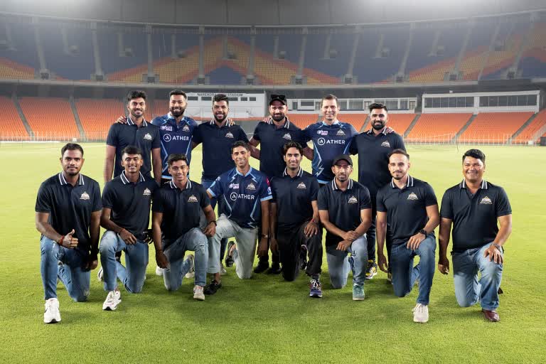 IPL 2022: Gujarat Titans Launch Team Jersey at Narendra Modi Stadium in Ahmedabad