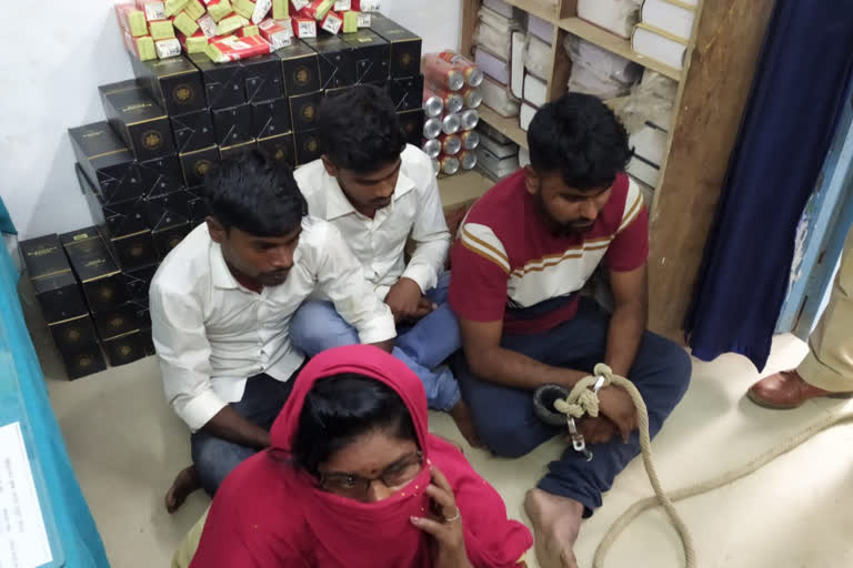 Four liquor smugglers arrested