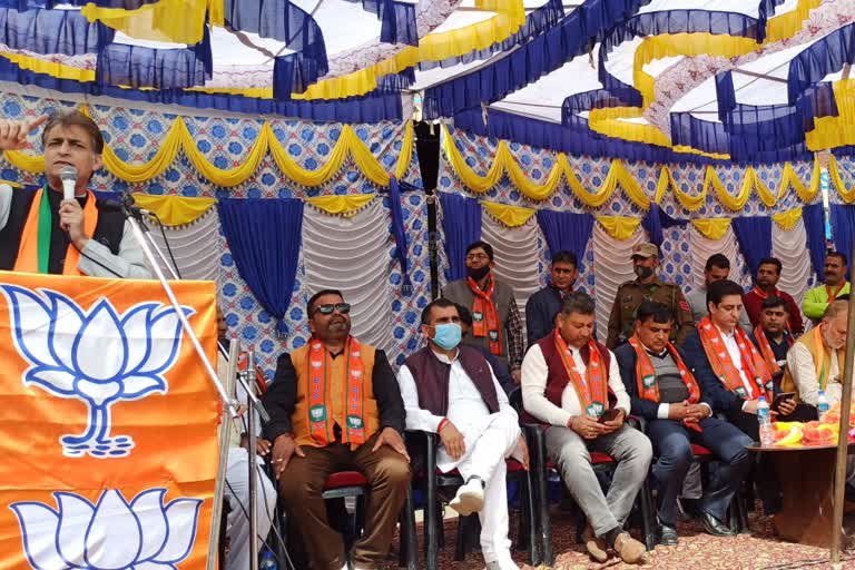 BJP Workers in Doda Celebrate Party's Victory: پوپی انتخابات میں فتح پر بی جے پی کارکنان کا ڈوڈہ میں جشن