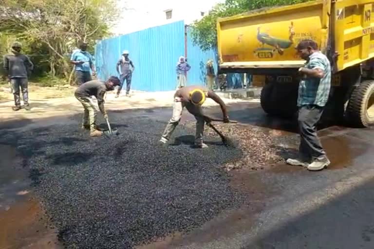 ಸಾವಿನ ನಂತರ ಗುಂಡಿ ಮುಚ್ಚಿದ BBMP