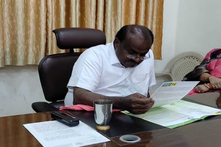 HD Kumaraswamy who held the Janata Jaladhare preliminary meeting