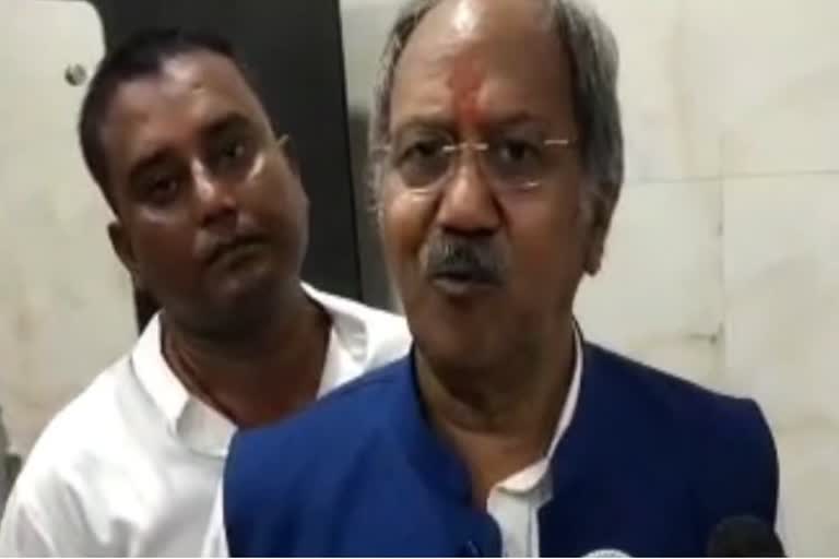 Raipur MLA Brijmohan Agrawal visits Mungeli