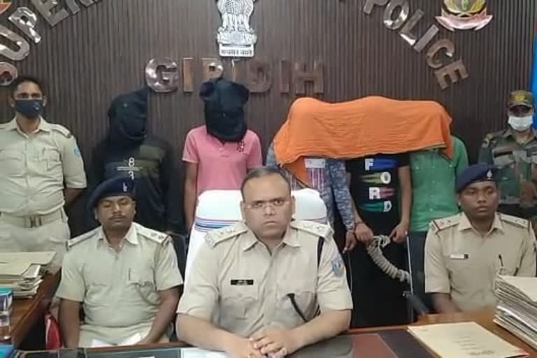 five arrested in giridih loot case