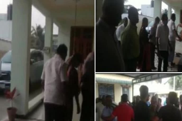 The Department of Vigilance and Anti-Corruption (DVAC) on Tuesday raided the residence of former AIADMK minister SP Velumani in Kuniyamuthur, Coimbatore.