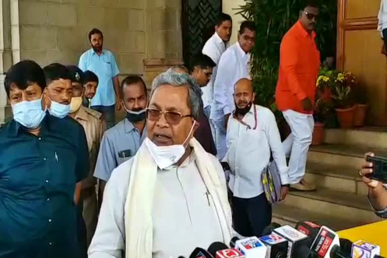 opposition leader siddaramaiah