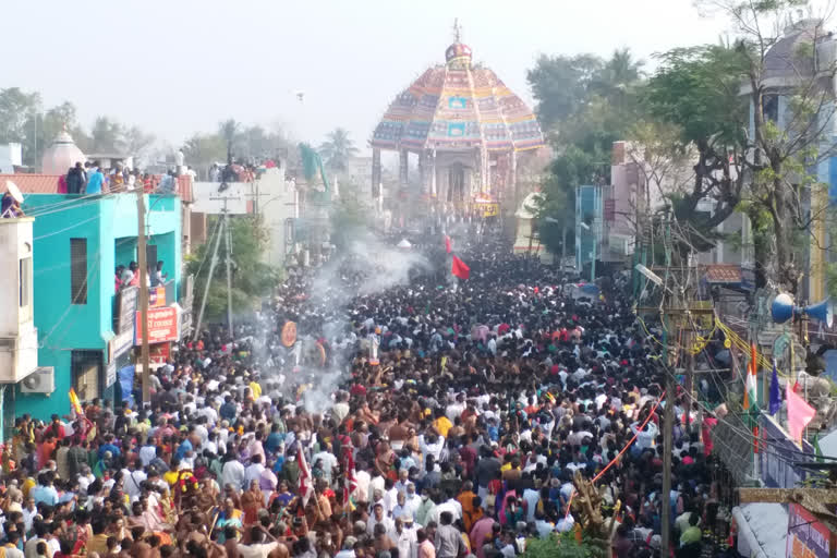 திருவாரூர் தியாகராஜர் கோயில் தேரோட்டம்