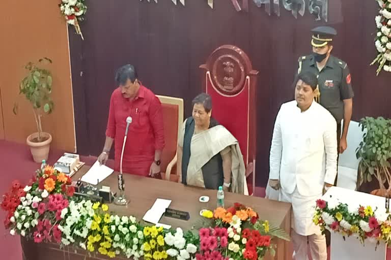 chhattisgarh governor Anusuiya Uikey in raipur municipal corporation