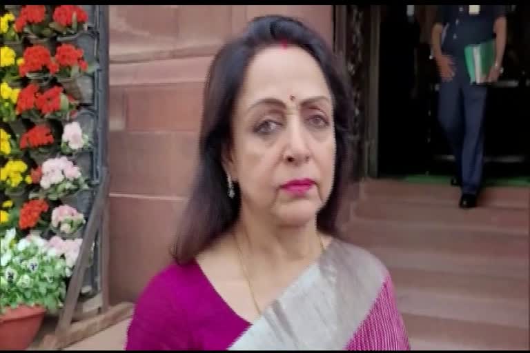 Hema Malini reaction on Hijab ban