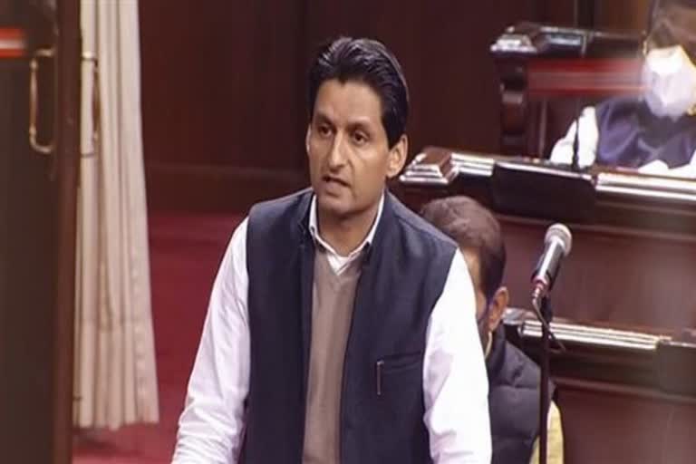 Deepender Hooda in Rajya Sabha