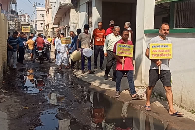 मोतिहारी नगर निगम के खिलाफ लोगों में गुस्सा