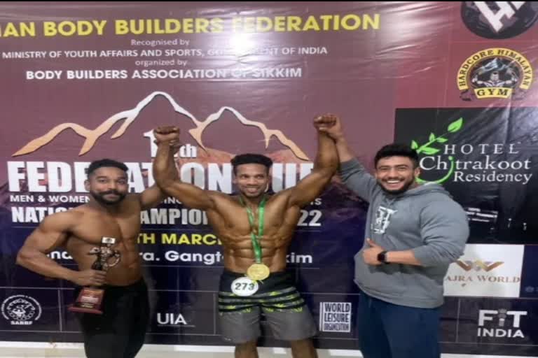 lalit-lodhi-wins-gold-in-gangtok-ibbf-body-building-competition